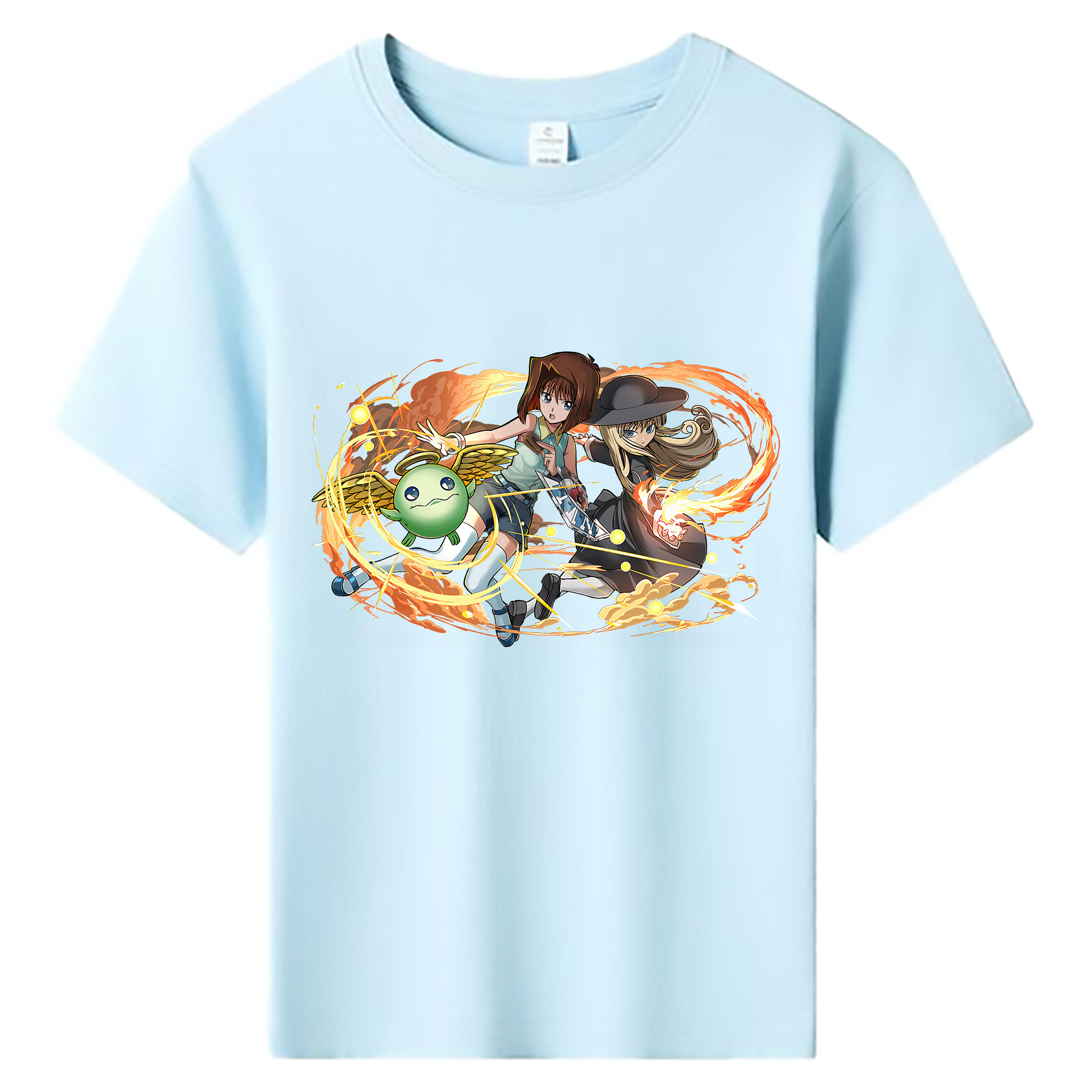 （画像用） 遊☆戯☆王 Yu-Gi-Oh! 綿100％キッズTシャツ（フロントプリント）